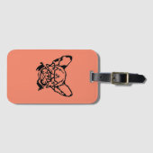 Low Key Rockstar Frenchie French Bulldog Gepäck T Gepäckanhänger (Vorderseite (Horizontal))