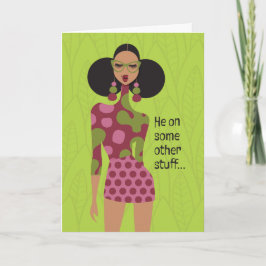 Low-Key-Therapie - Er auf andere Dinge Dankeskarte