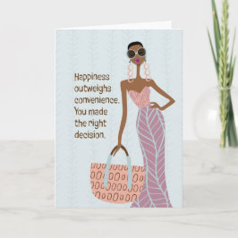 Low-Key Therapie - Glück überwiegt... Dankeskarte