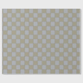 Low-Key Woven Gold und Silver Graphic Muster Geschenkpapier (Flach)