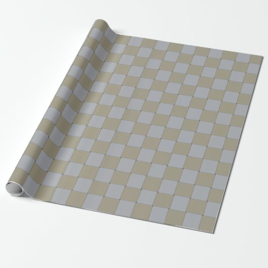 Low-Key Woven Gold und Silver Graphic Muster Geschenkpapier (Ungerollt)