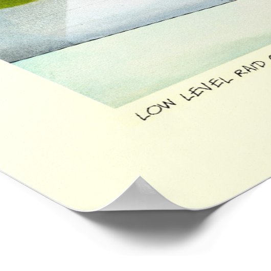 Low Level Raid Over Normandie Poster (Ecke)