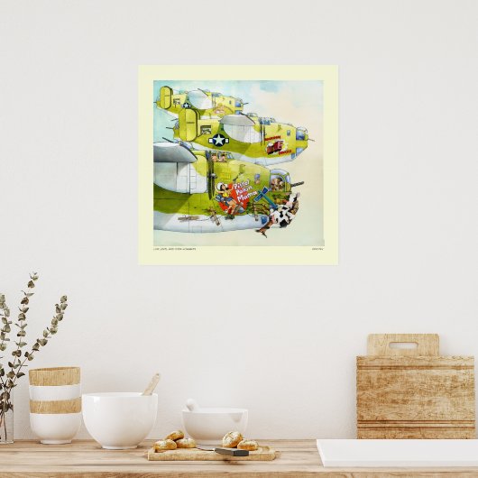 Low Level Raid Over Normandie Poster (Küche)