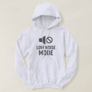 Low Noise Mode Minimal Grafik Kapuzenpullover Hoodie