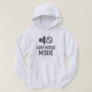 Low Noise Mode Minimal Grafik Kapuzenpullover Hoodie