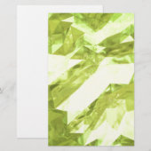 Low-Poly-Abstrakt Briefpapier (Vorne/Hinten)