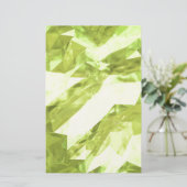 Low-Poly-Abstrakt Briefpapier (Stehend Vorderseite)