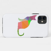 Low Poly Cat Silhouette Case-Mate iPhone Hülle (Rückseite (Horizontal))