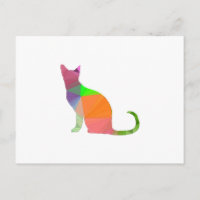 Low Poly Cat Silhouette