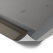 Low Poly CSGO Karte Staub 2 Rauch Poster (Ecke)