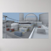 Low Poly CSGO Nuke Poster (Vorne)