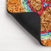 Low Poly Dog Paw Art Mousepad (Ecke)