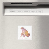 Low Poly Frosch „Ich bin ein absolutes Juwel“ Magnet (In Situ (Geschirrspüler))