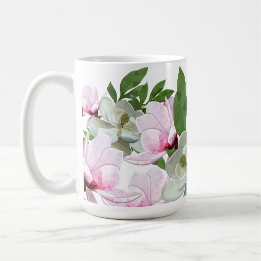 Low Poly Hartriegel Kaffeetasse (Links)