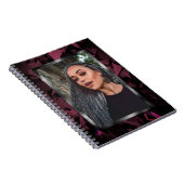 Low-Poly & Metallic Frame Foto Spiral Notebook Notizblock (Rechte Seite)