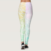 Low Poly Ombre Leggings (Rückseite)