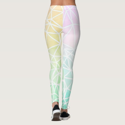Low Poly Ombre Leggings (Rückseite)
