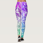 Low Poly Ombre Leggings (Rückseite)