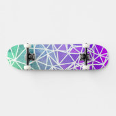 Low Poly Ombre Skateboard (Horizontal)