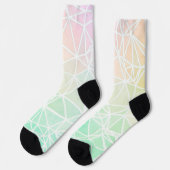 Low Poly Ombre Socken (Linkes Detail)