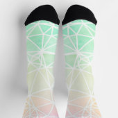 Low Poly Ombre Socken (Oben)