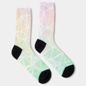 Low Poly Ombre Socken (Rechts)
