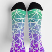 Low Poly Ombre Socken (Oben)