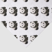 Low Poly Panda Seidenpapier (Ausschnitt)