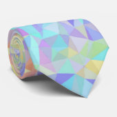 Low Poly Rainbow Krawatte (Gerollt)