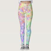 Low Poly Rainbow Leggings (Vorderseite)