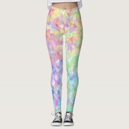 Low Poly Rainbow Leggings