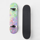 Low Poly Rainbow Skateboard (Vorderseite)