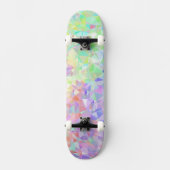 Low Poly Rainbow Skateboard (Vorderseite)