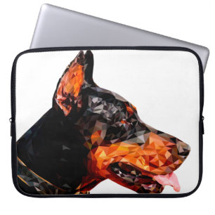 Low poly triangle abstract design laptopschutzhülle