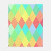 Low poly triangles fleecedecke (Vorderseite)