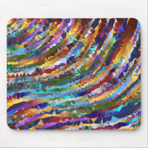 Low Poly Wavy Hintergrund Mousepad