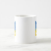 Low polygonal ukrainisch trident kaffeetasse (Mittel)