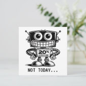 Low Power Robot - Nicht heute... (Stehend Vorderseite)