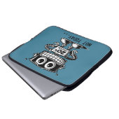 Low Power Robot - Nicht heute... Laptopschutzhülle (Vorne Knopf)