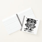 Low Power Robot - Nicht heute... Notizblock (Innenseite)