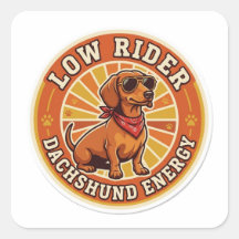 Low Rider Dachshund Energie - Lustiger Wiener Hund