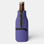 Low Rider-Dackel Flaschenkühler (Flasche Rückseite)