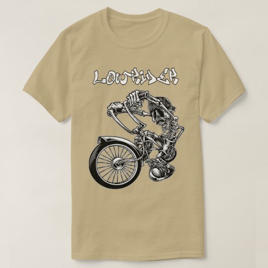 Low-Rider Fahrrad für Men Chicano Cholo Style Lowr T-Shirt (Design vorne)