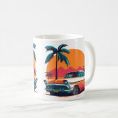 Low Rider Southern California Cruz Style farbenfro Kaffeetasse (VorderseiteRechts)