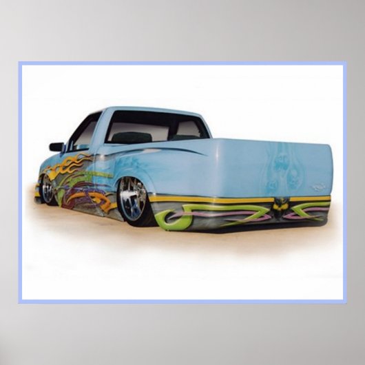 Low Rider Truck Poster (Vorne)