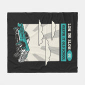 Low & Slow 66 Classic Lowrider Fleecedecke (Vorderseite (Horizontal))