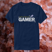 Low Sodium Gamer - Funny Video Game Typografy T-Shirt