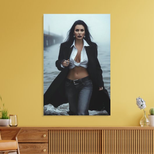 Low Tide Authority Leinwanddruck (Insitu (Wohnzimmer))