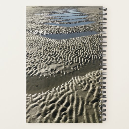 Low Tide Beach Sand Pools Personalized  Planer (Rückseite)