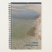 Low Tide Beach Sand Pools Personalized  Planer (Vorderseite)